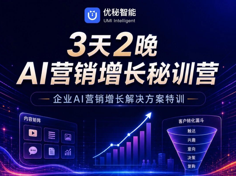 第63期AI营销增长秘训营海报