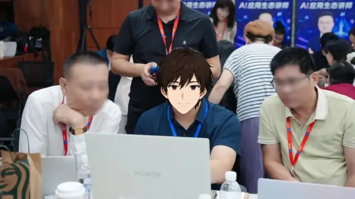 优秘智能第66期AI闭门会参会者实操场景